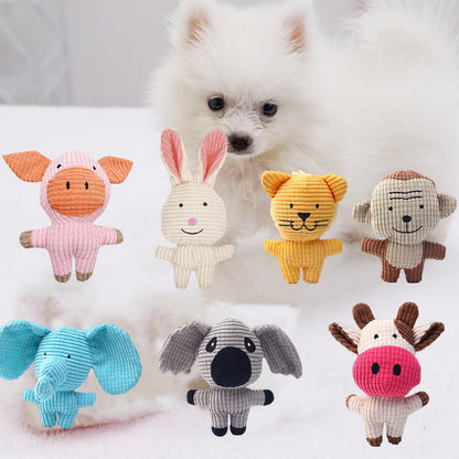 Squeaky Cute Plush Pet Toy for Dogs & Cats