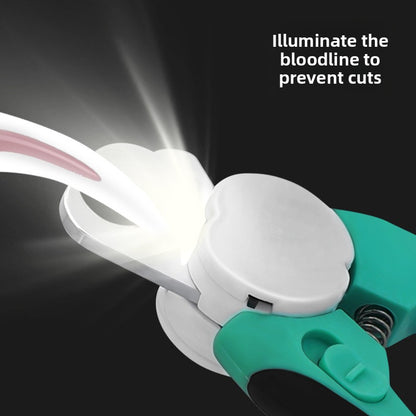 LED Illuminated Pet Nail Clipper With Bonus Nail File