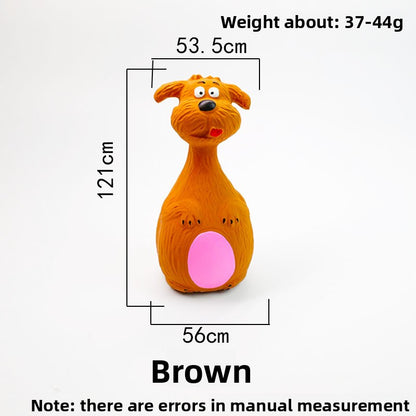 Latex Dog Chew Toy with Squeaker