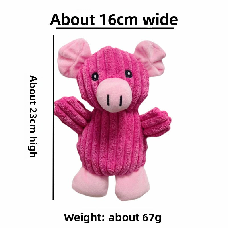 Squeaky Cute Plush Pet Toy for Dogs & Cats