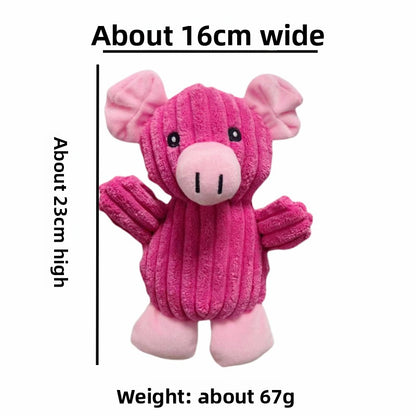 Squeaky Cute Plush Pet Toy for Dogs & Cats