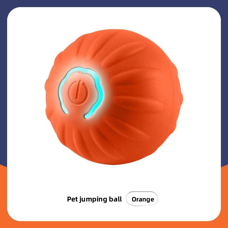 Electric Bouncing Pet Toy Ball for Dogs & Cats