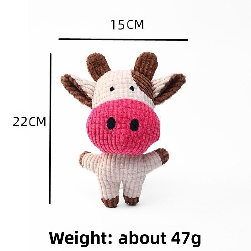 Squeaky Cute Plush Pet Toy for Dogs & Cats