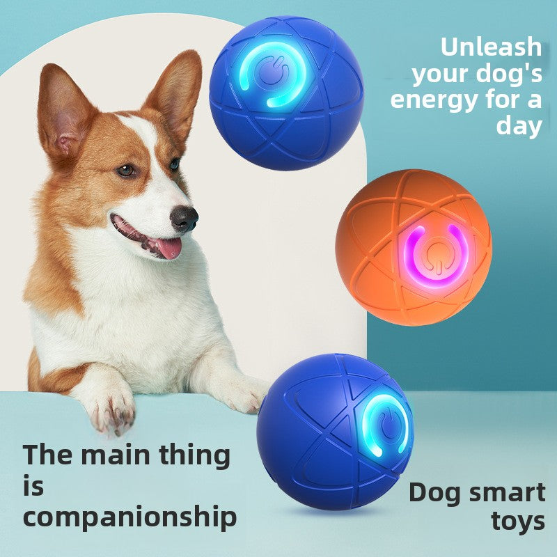 Electric Bouncing Pet Toy Ball for Dogs & Cats