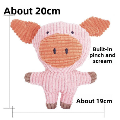 Squeaky Cute Plush Pet Toy for Dogs & Cats