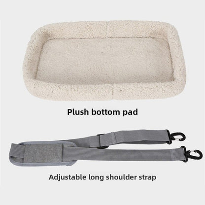 Portable Foldable Pet Carrier Bag with Fur Pad For Maxiumum Comfort