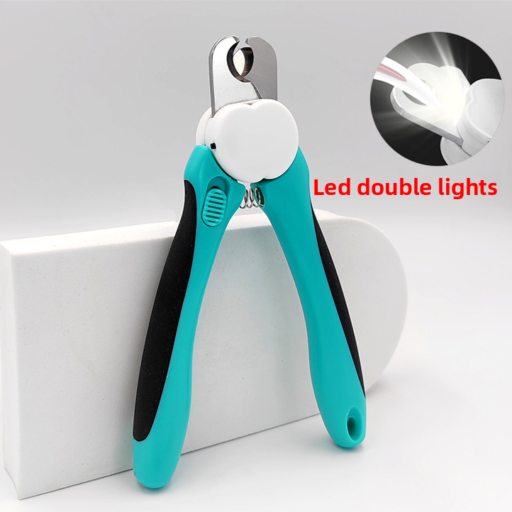 LED Illuminated Pet Nail Clipper With Bonus Nail File