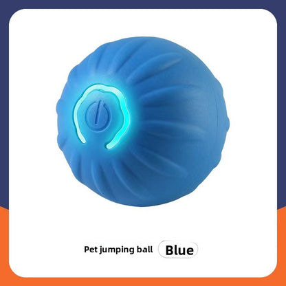 Electric Bouncing Pet Toy Ball for Dogs & Cats