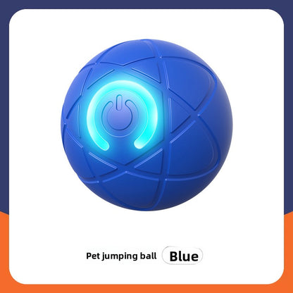 Electric Bouncing Pet Toy Ball for Dogs & Cats