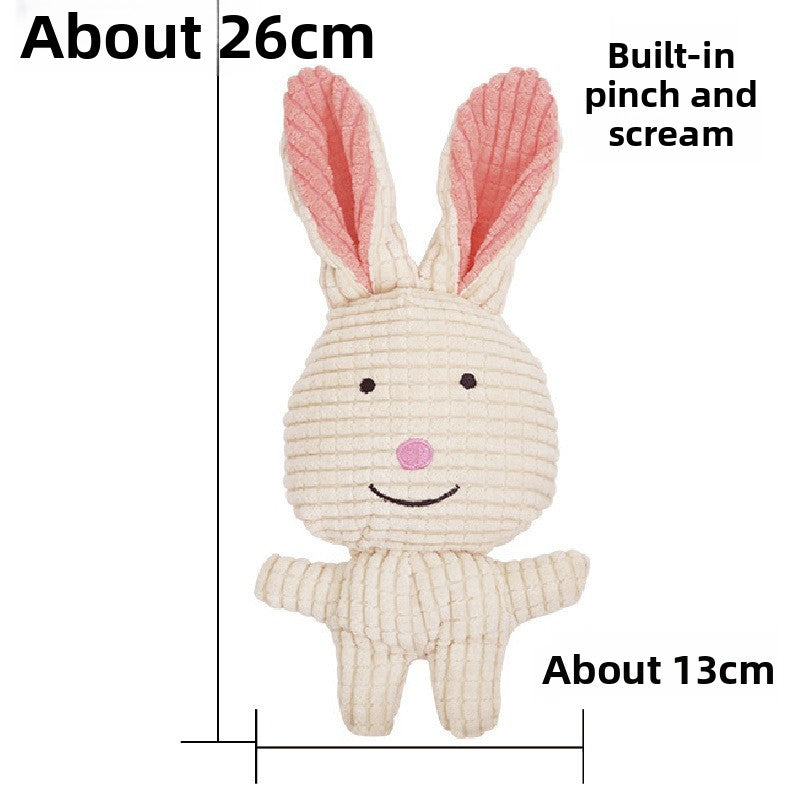 Squeaky Cute Plush Pet Toy for Dogs & Cats