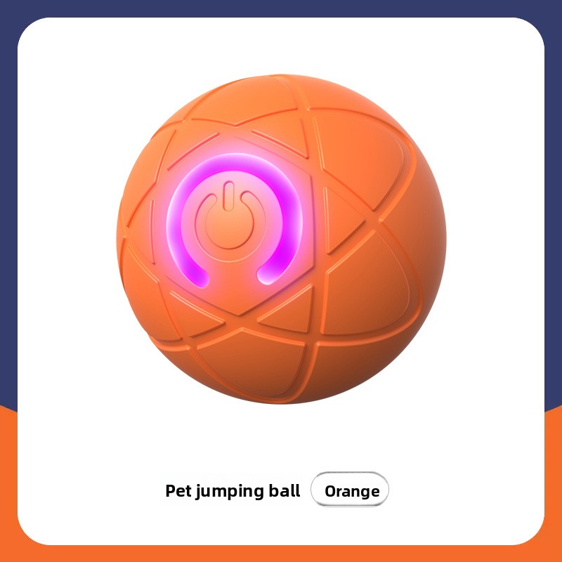 Electric Bouncing Pet Toy Ball for Dogs & Cats