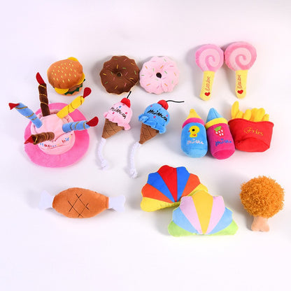 Squeaky Cute Plush Pet Toy for Dogs & Cats
