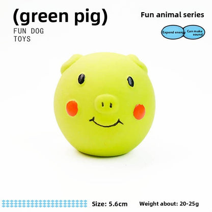 Latex Dog Chew Toy with Squeaker