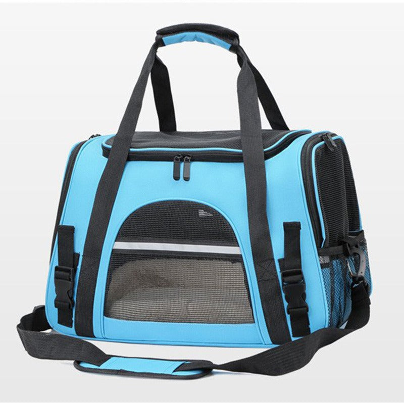 Portable Foldable Pet Carrier Bag with Fur Pad For Maxiumum Comfort