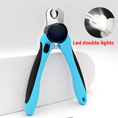 LED Illuminated Pet Nail Clipper With Bonus Nail File