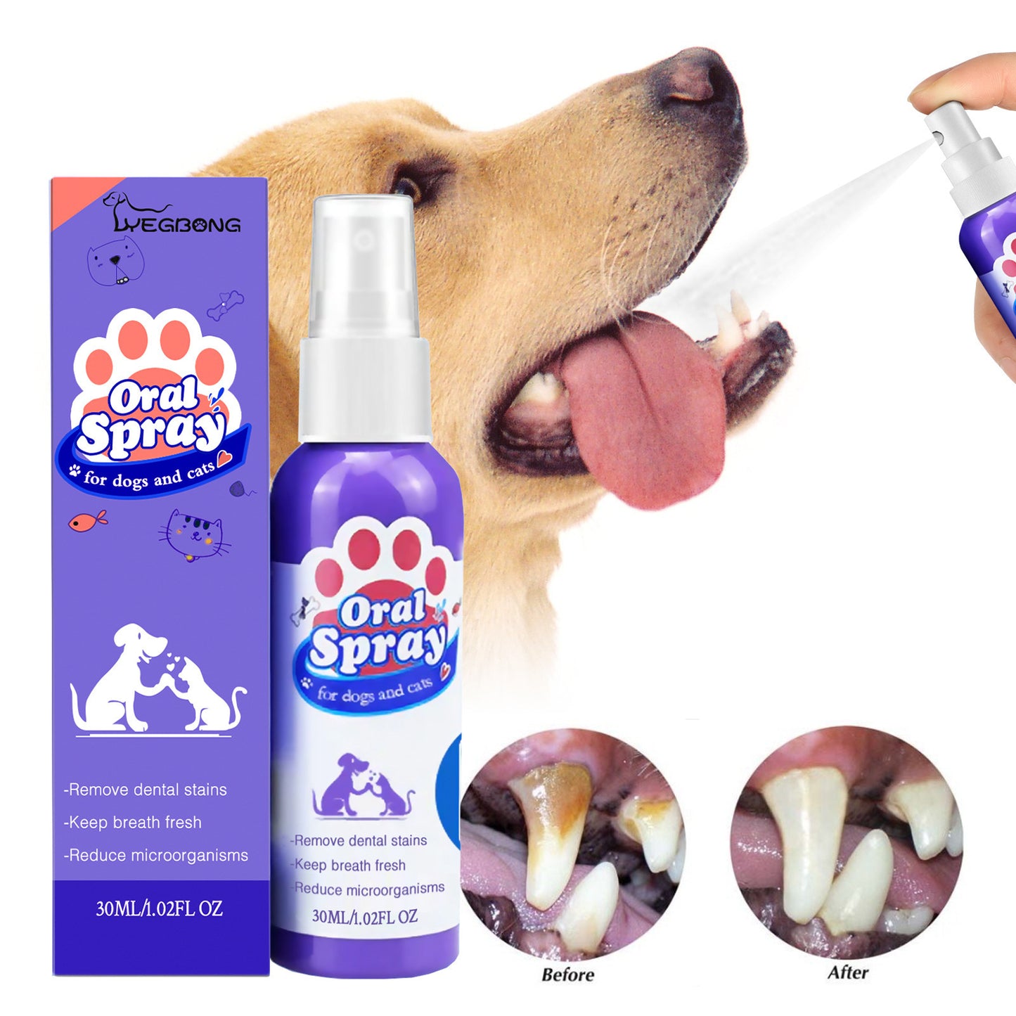 Oral Spray Advanced Dental Care for Dogs & Cats